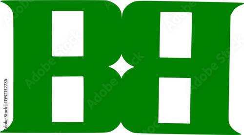 The solid green color and sturdy letters convey reliability, growth, and tradition, making it ideal for agricultural businesses, financial institutions, or established retail brands.