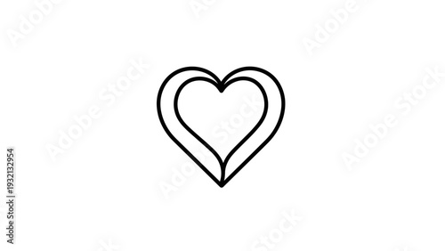 Heart Shape Symbol Icon Love.