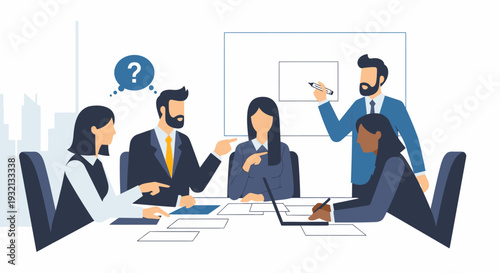 Business Meeting Discussion Teamwork.