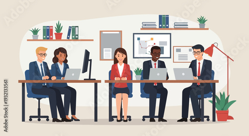 Business Team Working Together.