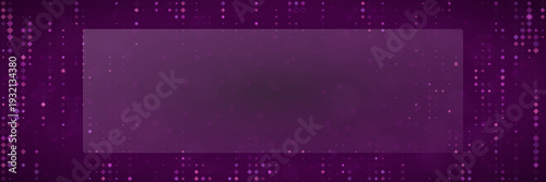 Abstract Purple Quantum Computing Data Stream Background with Digital Encryption Pixels