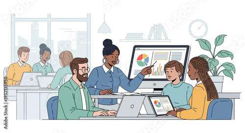 Team Collaboration on Project.