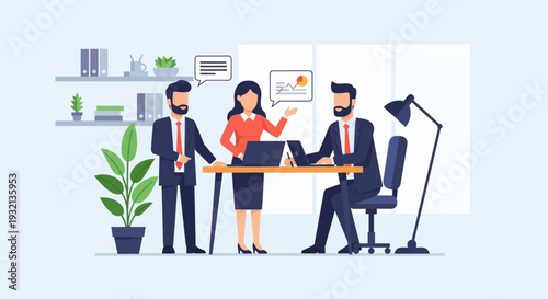 Business Meeting with Colleagues.