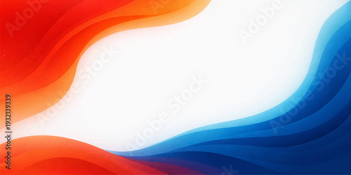 Abstract colorful wave vector illustration featuring a flowing rainbow curve design on a light motion backdrop for web banner backgrounds and artistic wallpaper templates