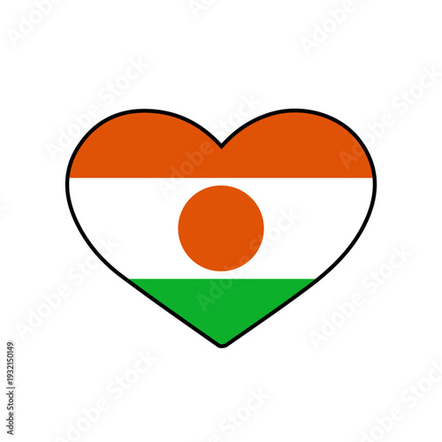 Free Download Heart with the Niger flag
Vector heart with the flag on a white background - GFXLoad