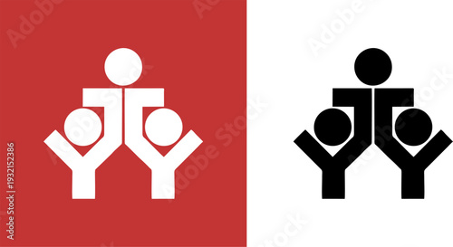 Community Unity People Symbol Set