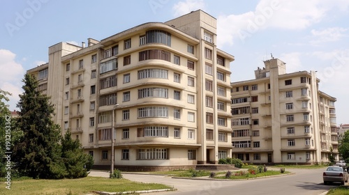 Streamlined Apartment Buildings in Tbilisi, Georgia