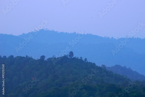mountains with beautiful sky background