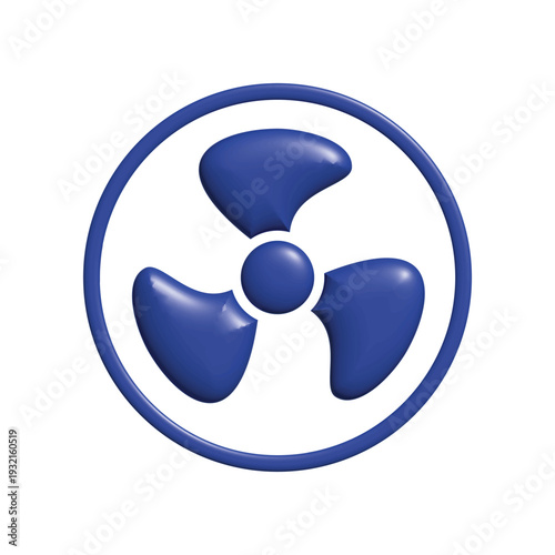 Air Fan icon design template