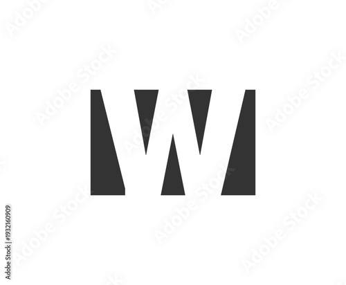 IWI logo design. Initial letter I W I bold font style for tech startups, consulting, corporate branding. Creative company name, headlines typography identity, trendy logotype.