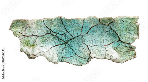 Wallpaper Mural Chinese porcelain crackle glaze texture fragment background isolated on a Transparent background, PNG file. Torontodigital.ca