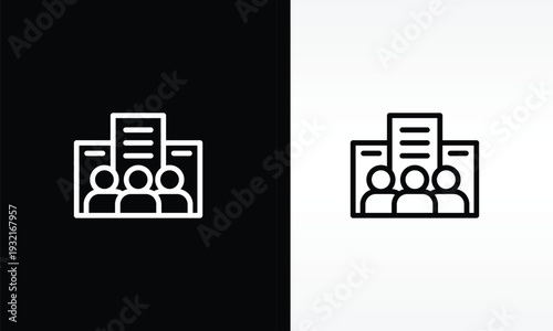Company Vector, Icon Or Logo Sign Isolated Symbol Illustration