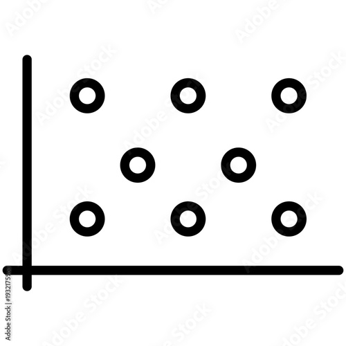 Mathematical diagram using Cartesian coordinates to display values for typically two variables