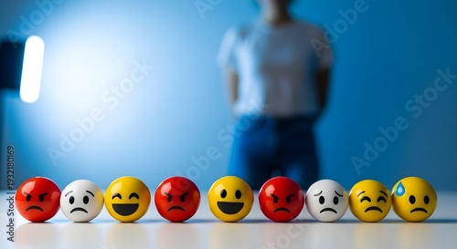 Emotional expression through colorful eggs
