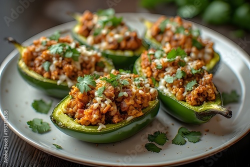 Wallpaper Mural mexican-style jalapeño poppers stuffed with chorizo and cotija cheese Torontodigital.ca