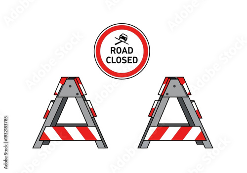 Road Closed Signs and Barriers Essential Safety and Traffic Management Equipment