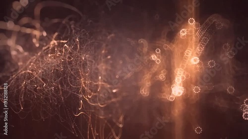 Abstract glowing red background loop animation Video 
