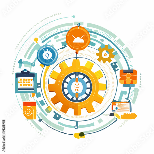 Abstract Concept of Technological Innovation and Digital Transformation Processes