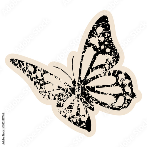 Vintage Butterfly Cut Out