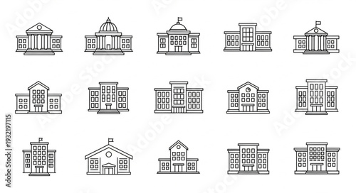 Collection of Architectural Building Designs.