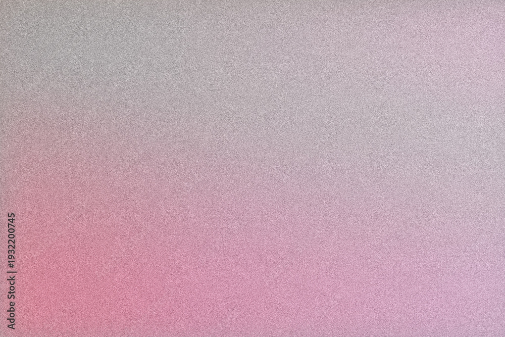 Fototapeta premium Gentle grey to pink vertical gradient with a subtle grain texture, creating a fresh contemporary backdrop suited for lifestyle branding, web headers, posters, and social media graphics.