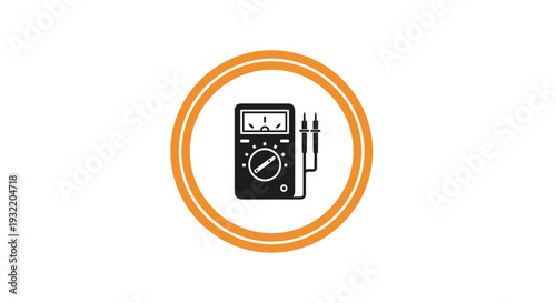 Multimeter Icon Symbol.
