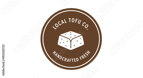 Tofu Company Logo Design Element.