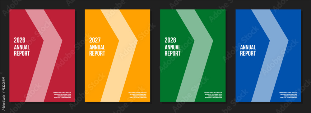 custom made wallpaper toronto digitalcorporate annual report template collection, company identity brochure, business presentation vertical pages vector set, colorful abstract geometric minimalistic cover