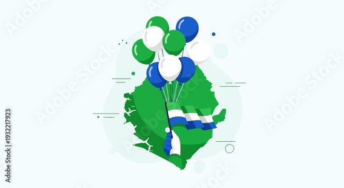 Colorful Balloons Floating in Air Together.