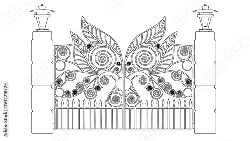 2D iron gate