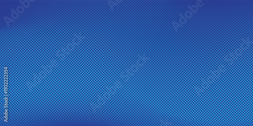 Abstract blue halftone gradient backdrop with smooth fade effect. vector design