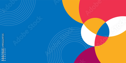 Abstract light blue background with 3D overlapping concentric circles and soft shadows in neumorphic style. vector illustration