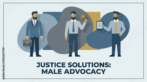 Male Advocacy Justice Solutions Professional Representation.