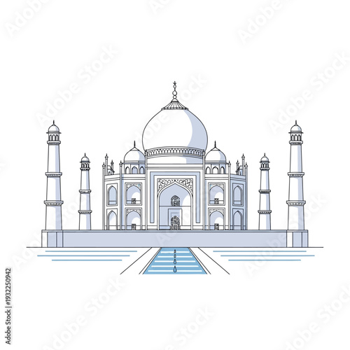 Taj Mahal Landmark Architecture, India