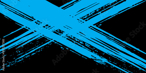 light blue black brush wrap car sticker pattern abstract banner sporty lines light blue black color combination grunge brush pattern.