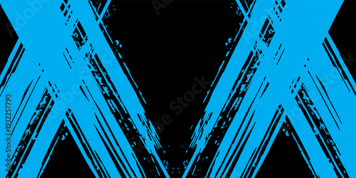 light blue black brush wrap car sticker pattern abstract banner sporty lines light blue black color combination grunge brush pattern.