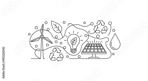 Set of eco friendly icons vector