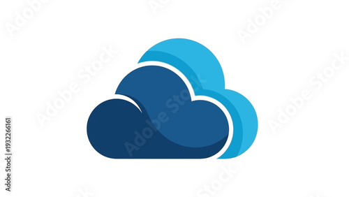 Cloud Storage Service Icon.