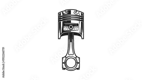 Piston and Connecting Rod Assembly.