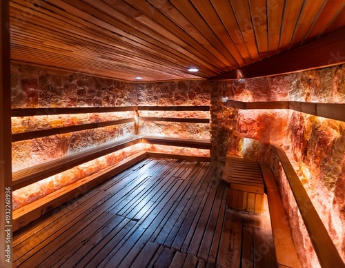 Wallpaper Mural himalayan bath walls of himalayan salt bricks in sauna Torontodigital.ca