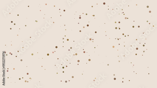 Terrazzo-inspired modern speckled stone texture with subtle pastel dots scattered across a clean, light beige background, minimalist design