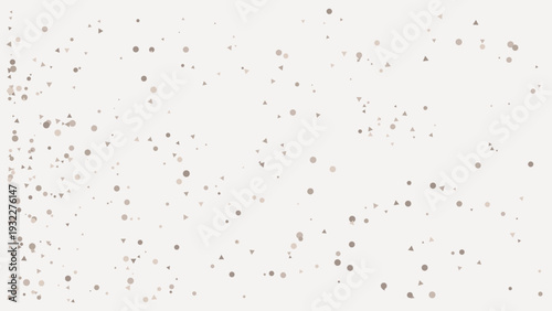 Terrazzo-inspired modern speckled stone texture with scattered gray particles on a clean, minimalist white background, evoking a sleek, contemporary aesthetic