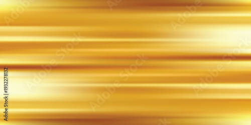 Abstract golden background with horizontal light streaks representing luxury speed and motion perfect for design backgrounds EPS Vector