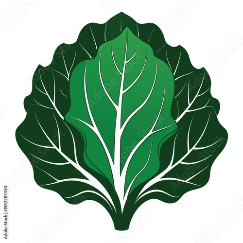 collard greens silhouette 