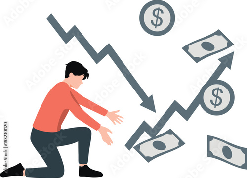 The boy is worried about the loss of business.