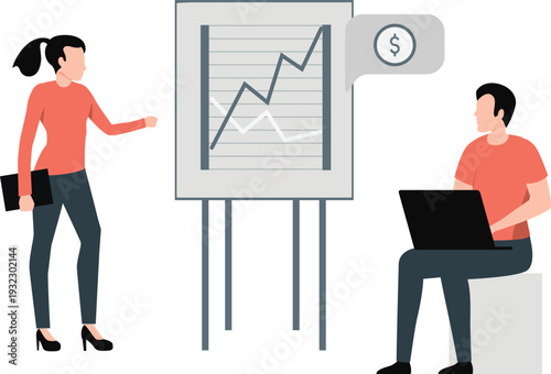 The boy using laptop.