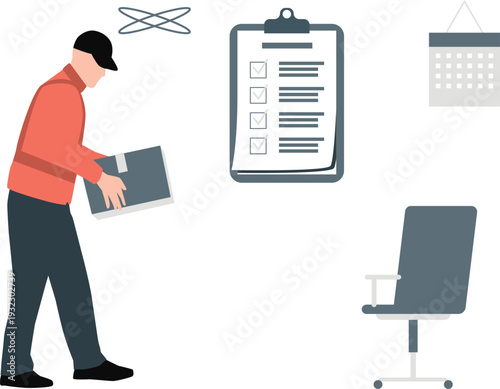 The boy is looking checklist business ethics