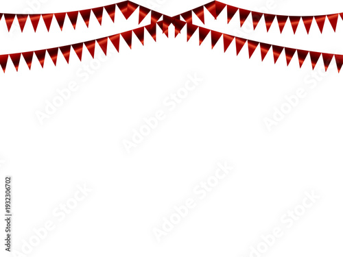 ガーランド三角、曲線、10赤F5