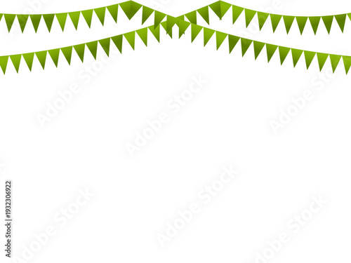 ガーランド三角、曲線、m4黄緑F5