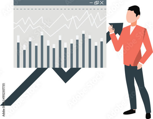 The boy is pointing business competition rivalry